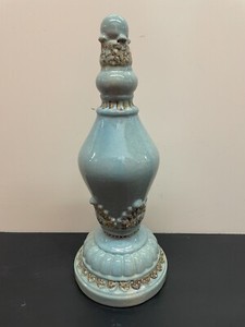 Rare DOME Vase 14 3/4” Numbered Unique Beautiful Decorating Temple B 494 HTF