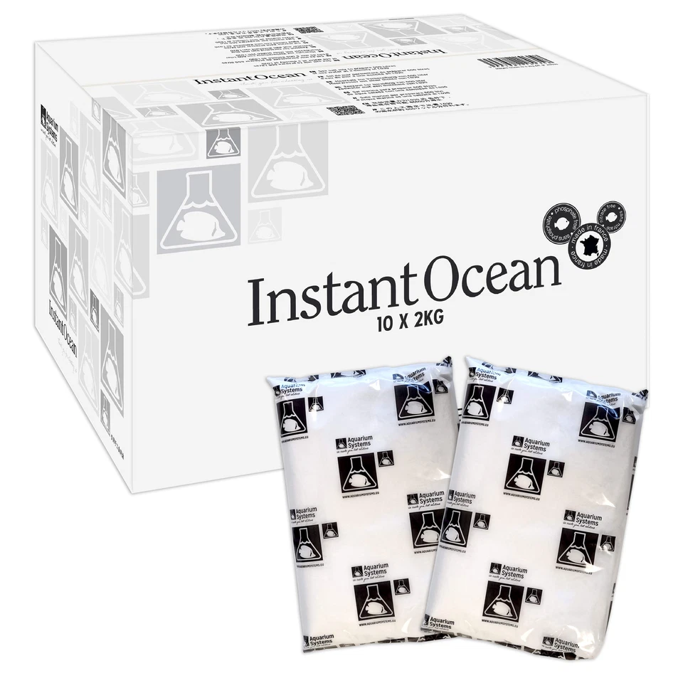 Instant Ocean Marine Salt 2kg Bags 20kg Box Aquarium Systems Trace Elements Tank
