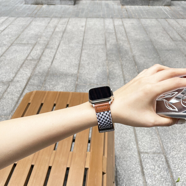 Leatherwear Cloth For Apple Watch Ultra 2 series 9 8 7 6 5 4 3 SE