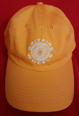 Spitfire Wheels Hat. Live to Burn. Burn To Live. New without Tags. Bright Orange