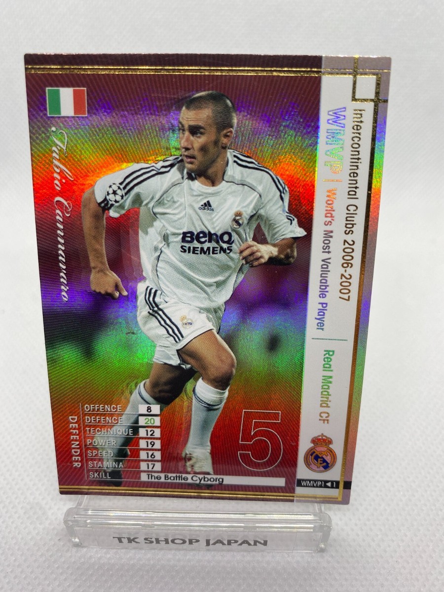 Panini WCCF Footista 2006-07 Fabio Cannavaro Real Madrid CF WMVP1