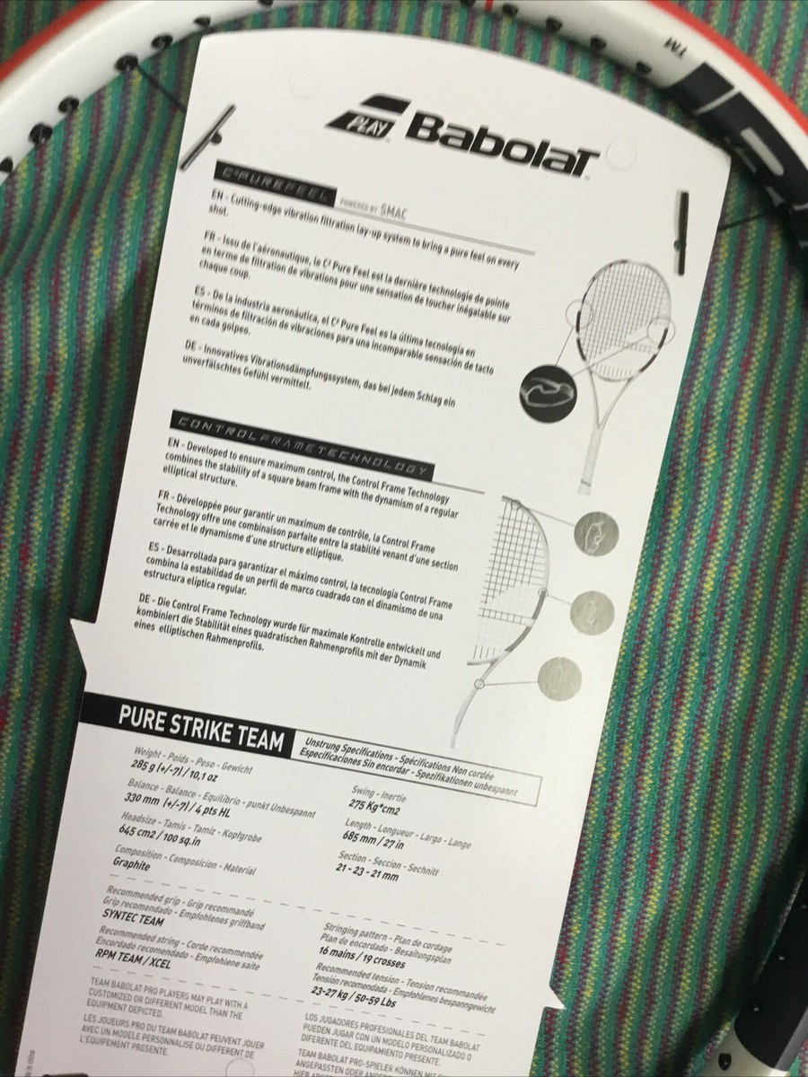 Babolat Pure strike16×19 Babolat Pure Strike 98 16x19 Gen4 Tennis Racquet | Midwest