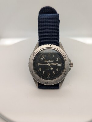 Vintage HAMILTON Khaki LL Bean 34mm Quartz - Running | eBay