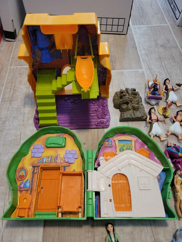 ¡FIGURAS DE COLECCIÓN WINNIE THE POOH JOROBADO POCAHONTAS ALADDIN MULAN! L8 Foto 2 de 4