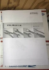 MS 261, MS261 C-M CM STIHL Chainsaw Parts List Manual