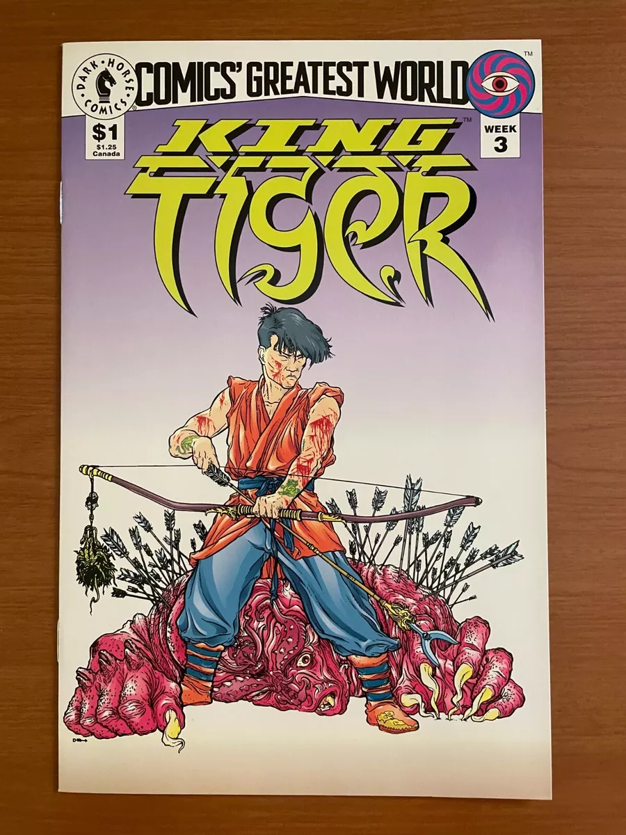 1993 DARK HORSE COMICS - COMIC'S GREATEST WORLD KING TIGER - LOT OF 2