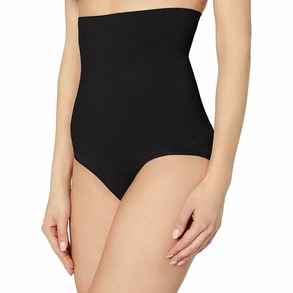 Calzoncillo de tiro alto Yummie Tummie Cooling FX talla S/M prendas moldeadoras negras NUEVO B18 Foto 4 de 4