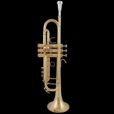 New in good condition Gold color LT198GS-99 trumpet with case and mouthpieces