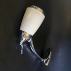 U.S. Borax & Chem Model #7 Chrome Wall Mount Powdered Lotion Soap Dispenser Vtg