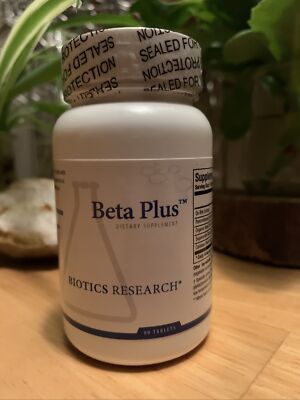 Biotics Research BETA PLUS 90 Tablets Nutritional Liver Gall Bile Support 01/27