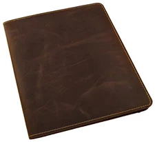 Leather Composition Notebook Cover Refillable Notepad Journal Holder Lined Diary