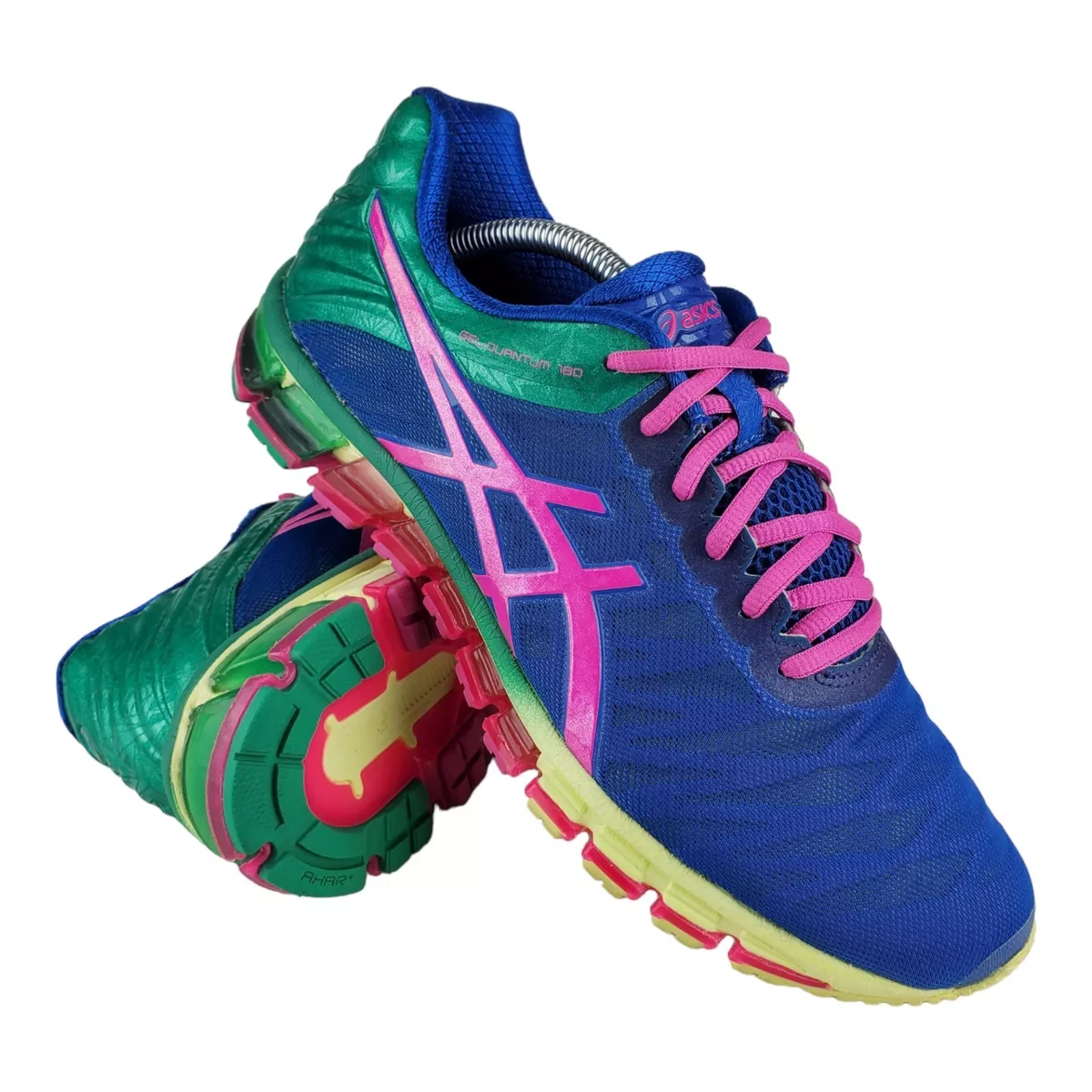 ASICS Shoes GEL QUANTUM 180 Women s Size 11 Blue Green Running