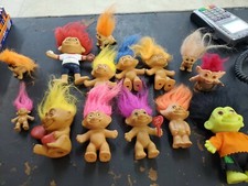 Lot of 14 Vintage Trolls Russ Novelty 1990s halloween cardinals baby