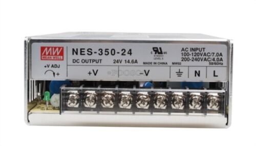 Switching Power Supply 350 Watt Ul NES-350-24 24V Meanwell pu - Afbeelding 1 van 3
