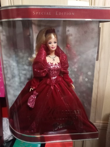 Muñeca Barbie de celebración navideña (2002) en caja original como nueva - Imagen 2 de 8
