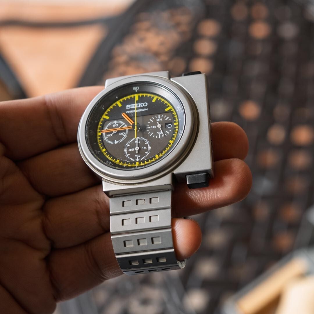 SEIKO セイコー✕ジウジアーロデザインSCED035　シルバー Rare Limited Seiko Giugiaro Alien Ripley SEIKO SCED035 good