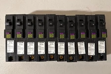 10PCS SQUARE D HOM115PDF HOM115PDFC 15A  AFCI/GFCI