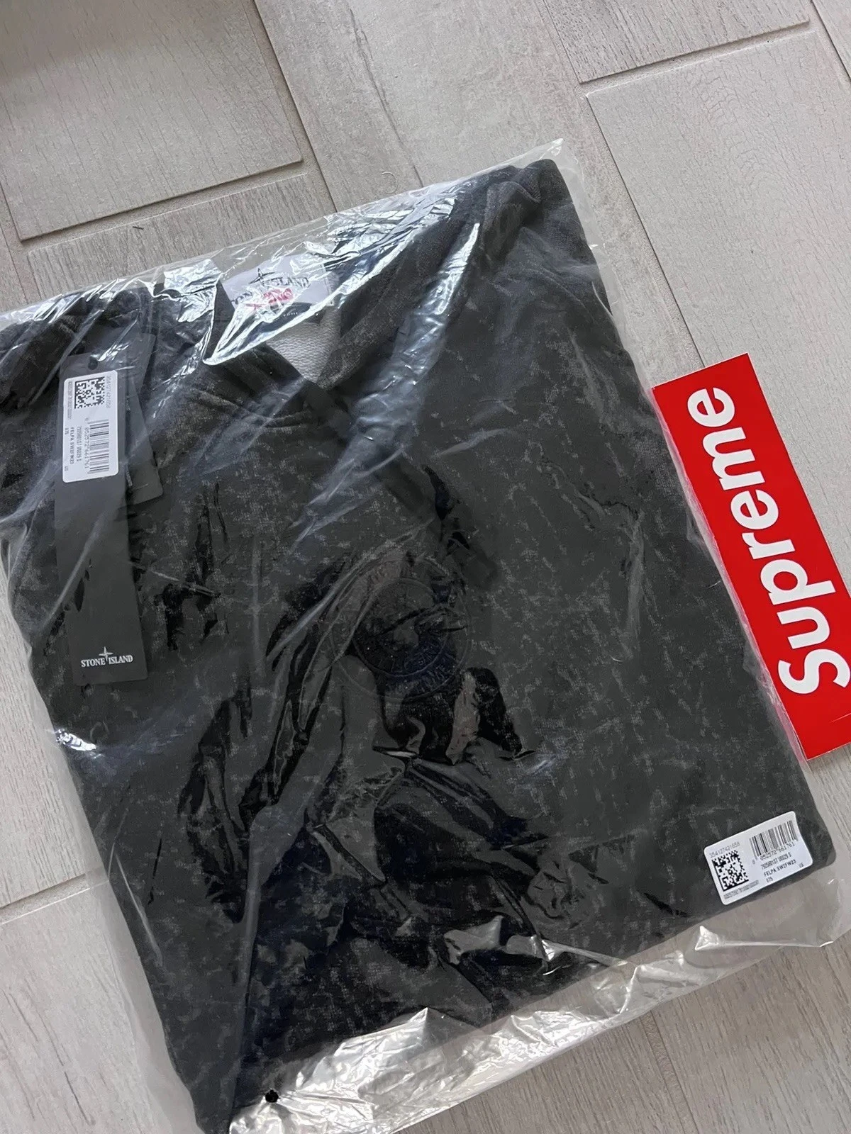Sweat à capuche Supreme X Stone Island taille S (tout neuf) 100 % authentique