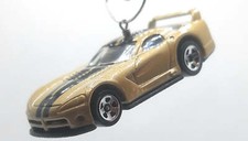 Christmas Ornament for Dodge Viper GTS-R Light Gold Black Stripes