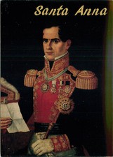 Postcard Portrait of General Antonio Lopez De Santa Anna