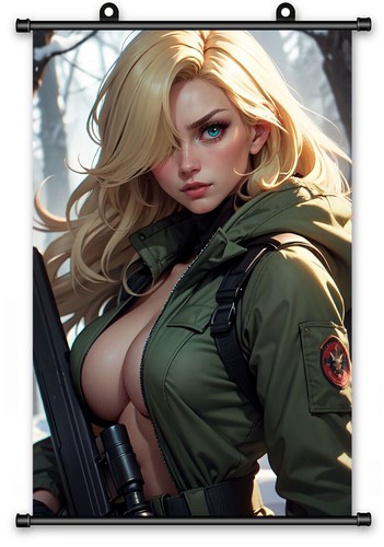 Póster de desplazamiento Anime Niña Modelo Cosplay Arte Impresión Decoración del hogar Pared 24"x36" L028 - Imagen 15 de 26