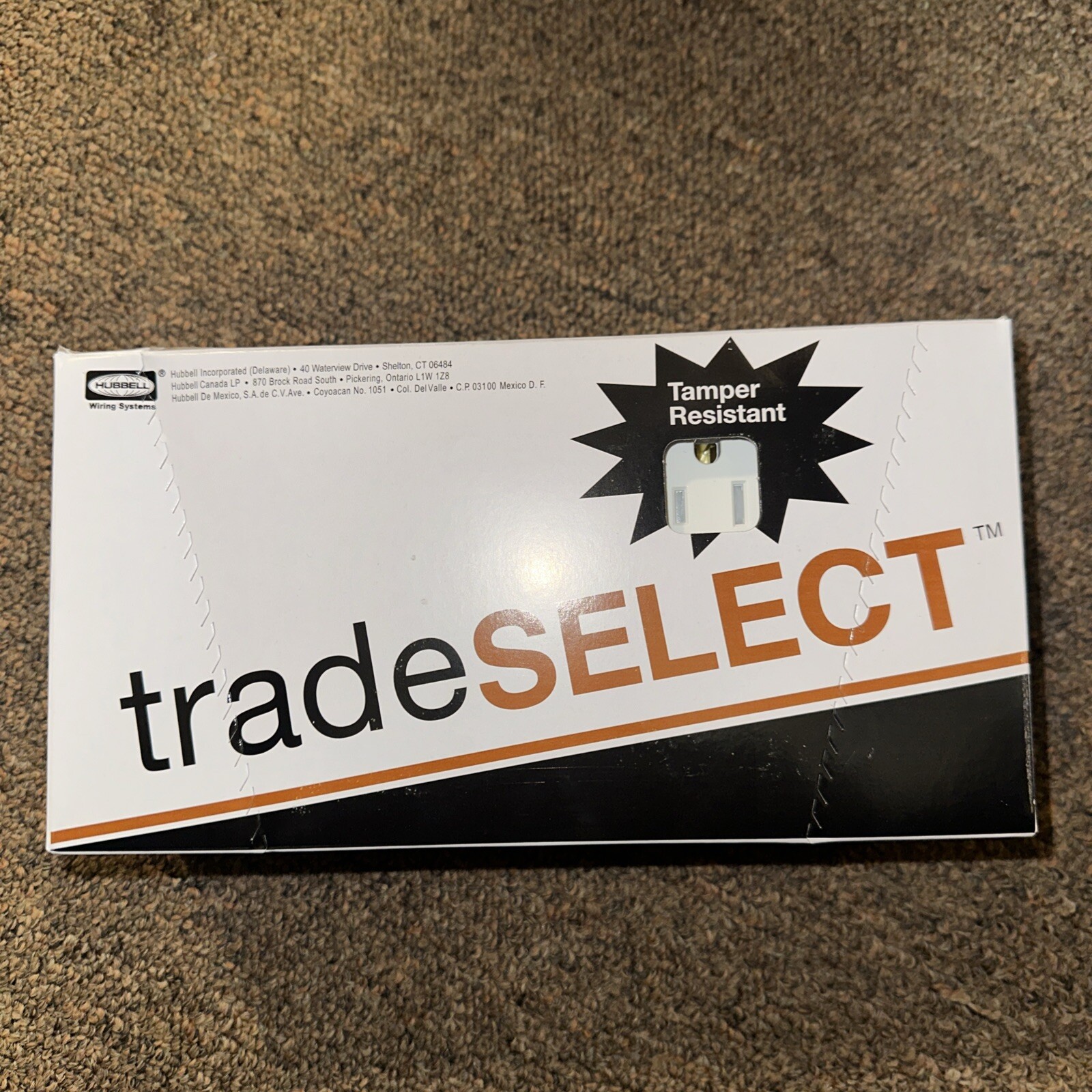 10 Hubbell White Tamper Resistant Decorator Outlet Receptacles 15A RRD15SWTR