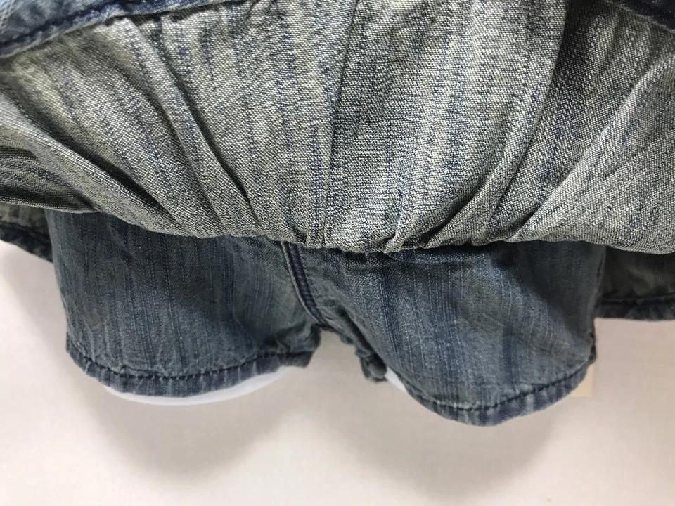 Nuevo Diesel Niñas Denim Falda Pantalones Cortos 9 Meses D Foto 3 de 4
