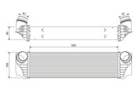 LadeluftkÜHler FÜR BMW 5 (F10), BMW 5 Touring (F11) - Valeo 818367