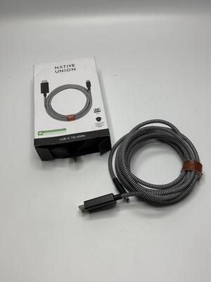 Native Union BELT-C-HDMI-ZEB-3 - 10ft USB-C to HDMI