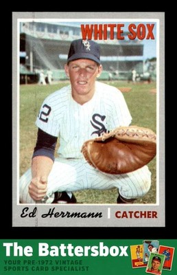 1970 Topps #368 Ed Herrmann   EXMT/EXMT+ X3752427