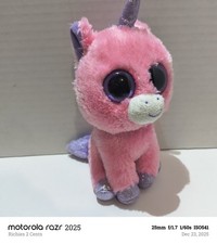 Ty Beanie Boo “Magic” the Pink Unicorn - With Hang Tag and Tush Tag (6 inch)
