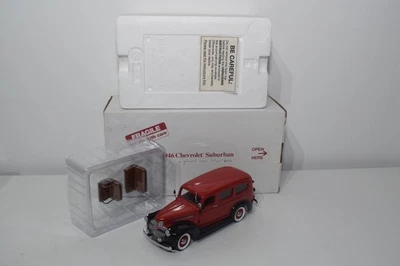 C9 1:24 DANBURY MINT 1946 CHEVROLET SUBURBAN ROUGE NOIR MIB RARE ! - Photo 1/4