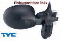 TYC 328-0070 AußEnspiegel Links Spiegel AußEn FüR Renault