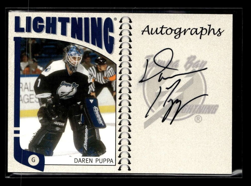 2004-05 In The Game Franchises US East Daren Puppa Auto Lightning Y4009