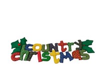 Vintage Handmade Plush Country Christmas Wall Hanging Decor Cottage Granny 40  