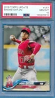 SHOHEI OHTANI 2018 TOPPS UPDATE PITCHING IN RED JRSY RC #US1 PSA 10 GEM MINT