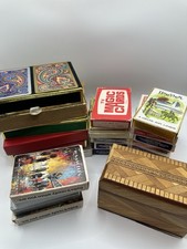 Playing Cards Vintage Lot of Single & Double Deck Tally Books & Vintage Games