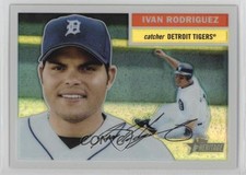 2005 Topps Heritage Chrome Refractor 379/556 Ivan Rodriguez #THC12 HOF 0yg9