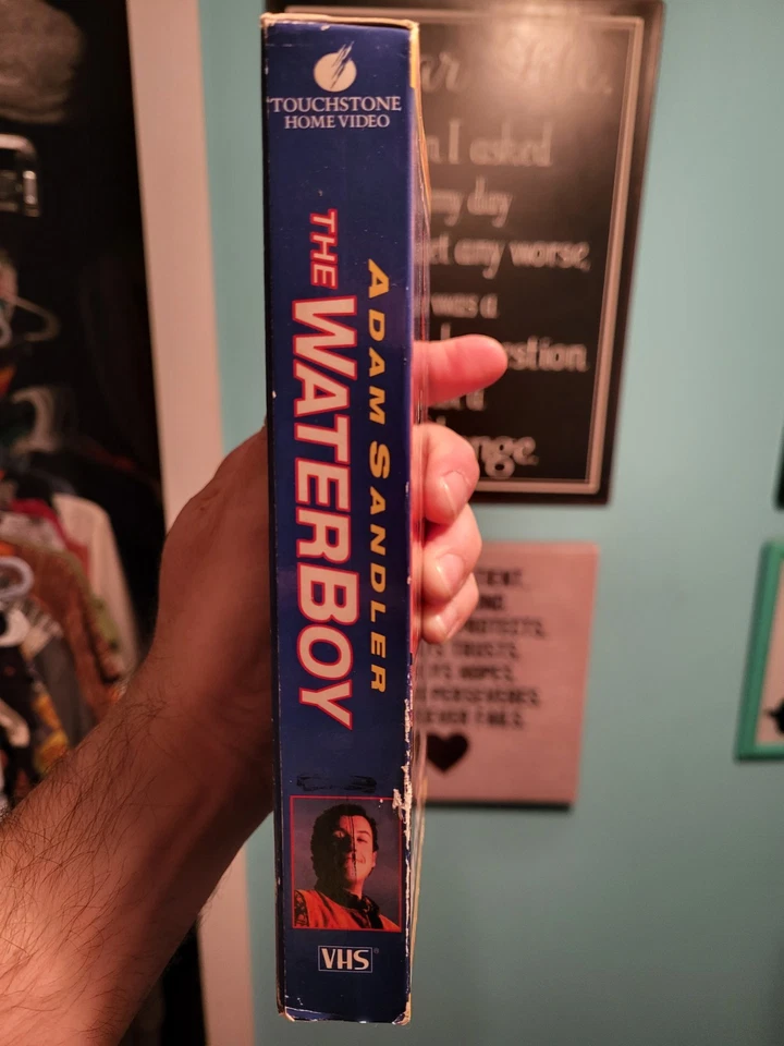 The Waterboy Demo Tape VHS (1998) Rare Promo Copy (Adam Sandler, Kathy Bates) - Image 3 of 4