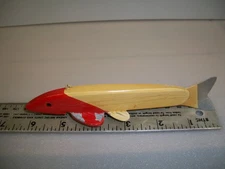 Randall DELUX Fish DECOY SPEARING METAL CAST ALUMINUM FINS Minnesota 6" VINTAGE