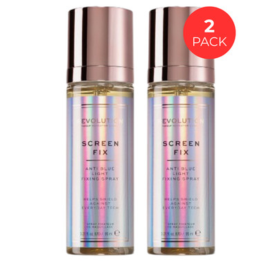 REVOLUTION SCREEN FIX Anti-Blue Light Fixing Spray 3.21 oz NEW  2 PACK