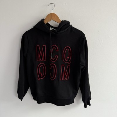 Alexander McQueen McQ Hoodie Herren XS Extra Small Schwarz Sweatshirt Pullover Kapuze