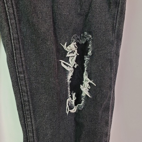 Buffalo David Bitton Youth Boys Size 12 Black Distressed Max Skinny Pants Jeans - Picture 6 of 10