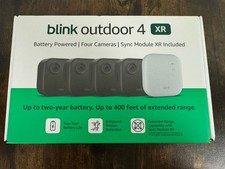 New Blink Outdoor 4 Sync Module XR HD Smart Security Wireless - 4 Camera System