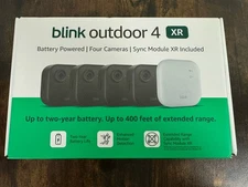 New Blink Outdoor 4 Sync Module XR HD Smart Security Wireless - 4 Camera System