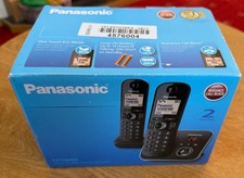 panasonic KX-TG6802 Set Of 2 Cordless dect phones + Answer  Machine Boxed