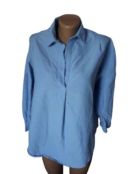 Women French Connection Shirt Blue Cotton 34 / XS
