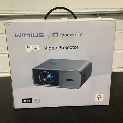WiMiUS G1 Smart Projector 4K HDR10 Google TV WiFi 6 Bluetooth Dolby Home Theater