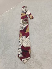 Structure Men's Silk Necktie Vintage Made In USA Mathematics Historical Themed