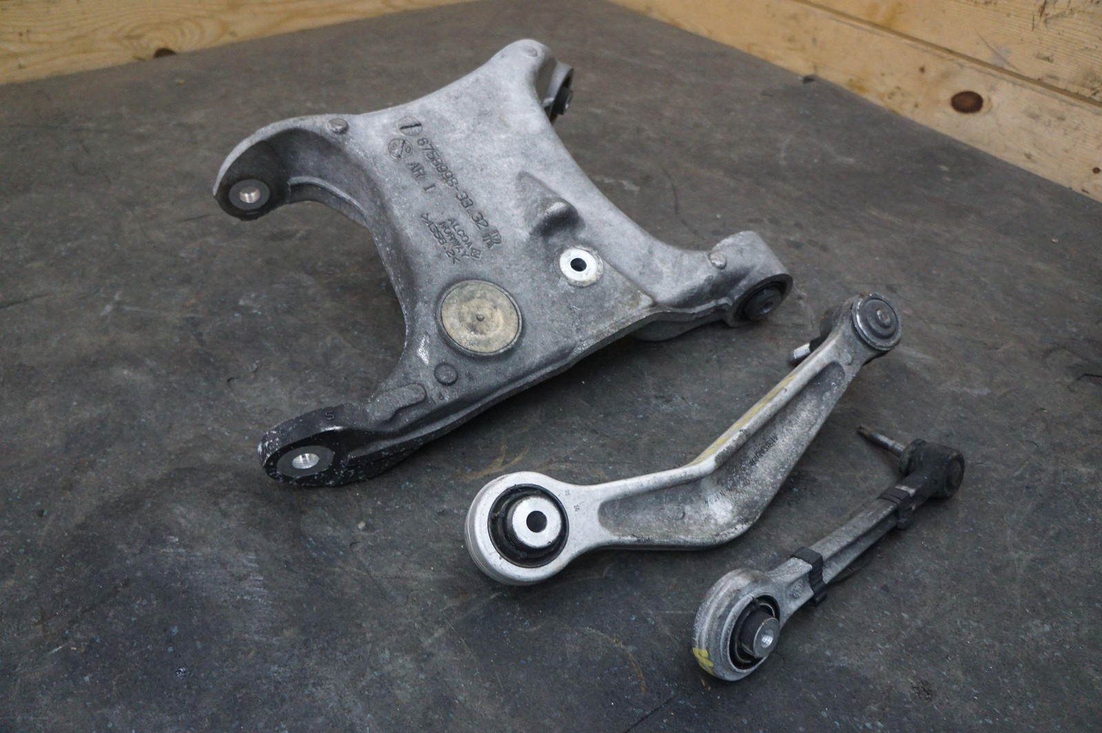 Set 3 Right Rear Upper Lower Control Arm 33326758996 Rolls Royce Phantom 2003-17